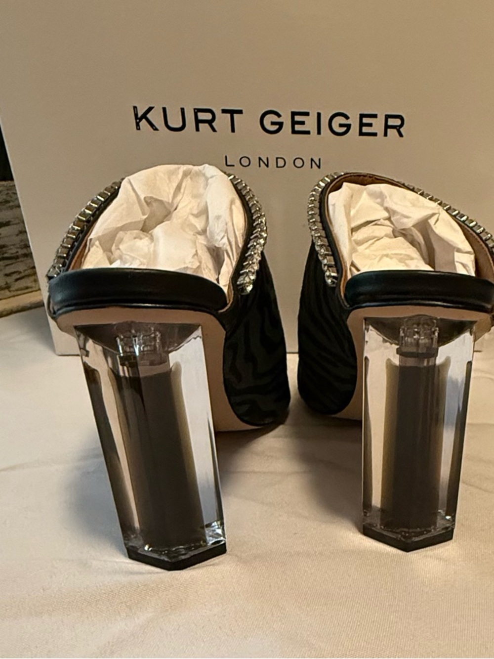 Kurt Geiger Blare Women Heel Slip On Size 37 - Picture 6 of 6